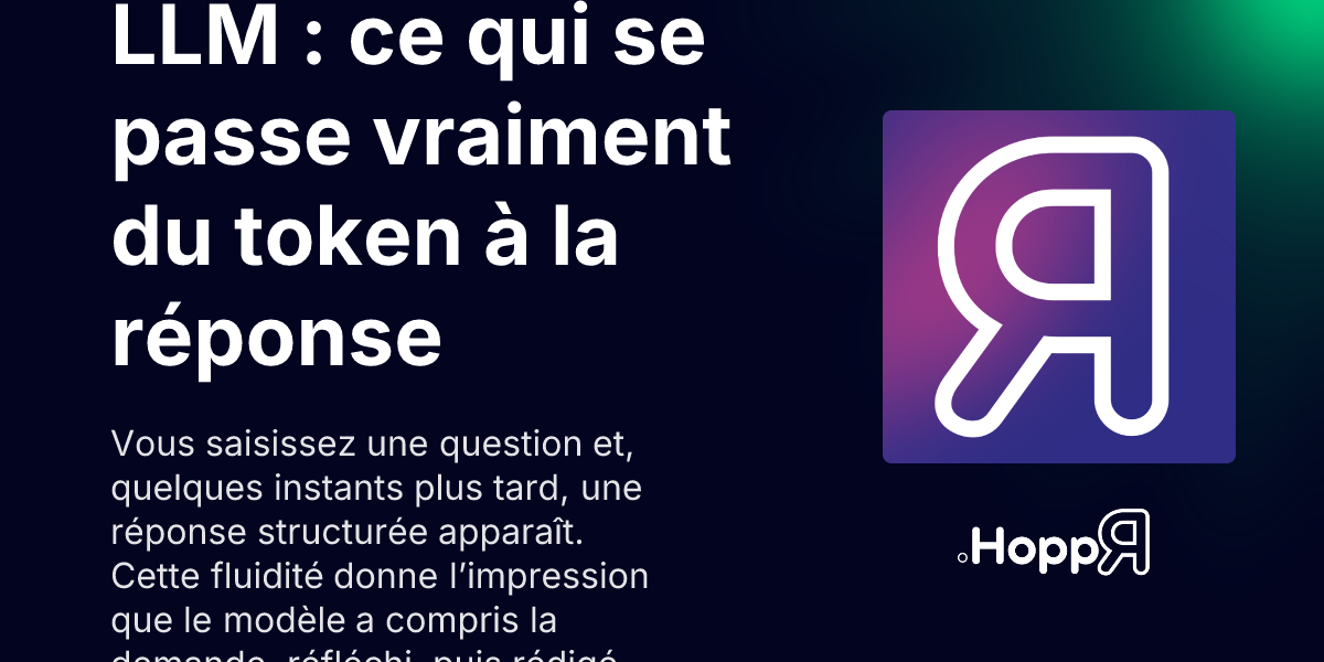 Illustration de l'article : LLM : ce qui se passe vraiment du token à la réponse