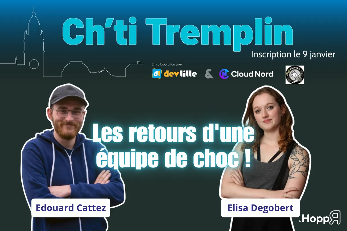 Elisa et Edouard, les 2 interviewés pour le tremplin 2024