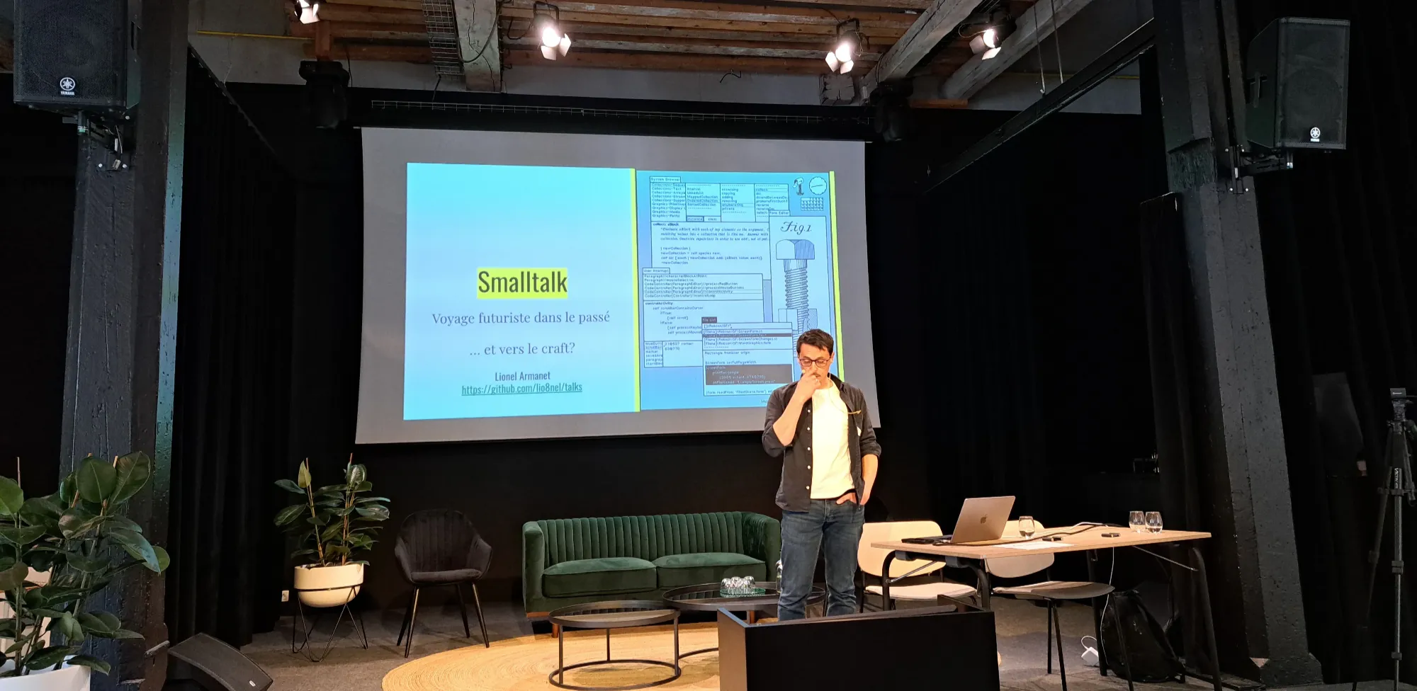 Début de talk pour Lionel sur Smalltalk