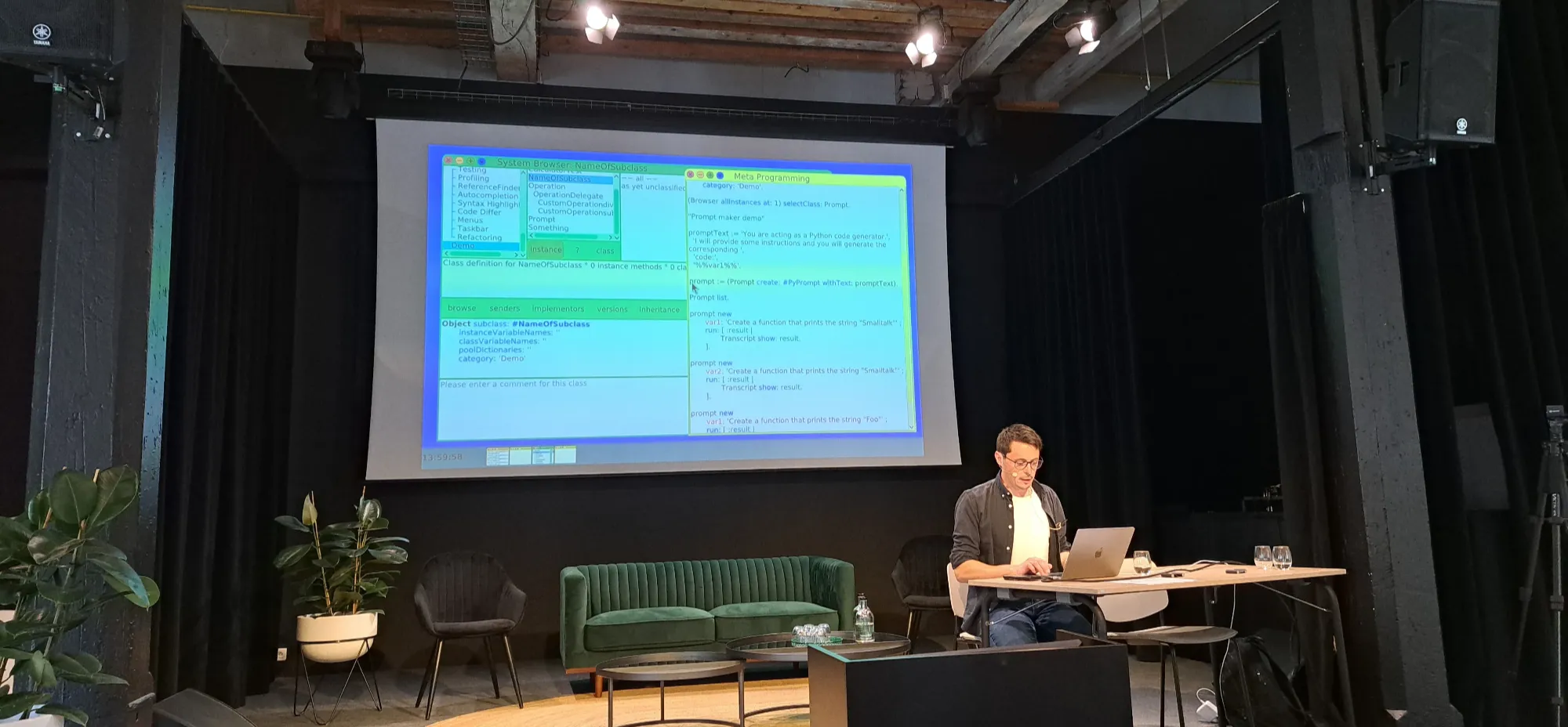 Démonstration de Smalltalk par Lionel