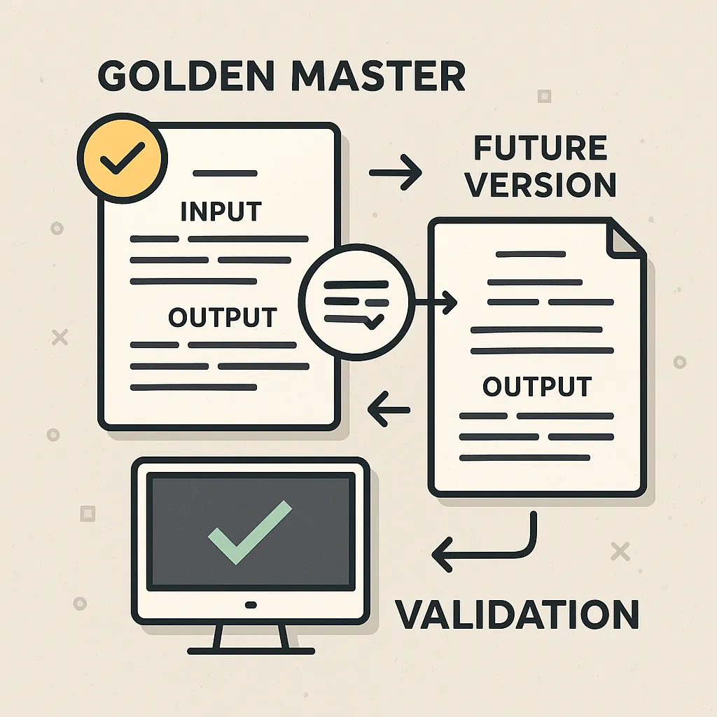 Mise en avant de l’importance de la comparaison des output dans le Golden Master