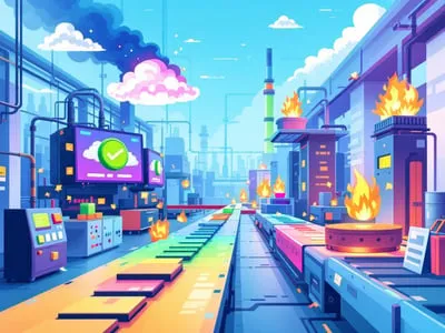 Image d’illustration, une usine à environnements éphémères qui sont créés, validés puis détruits