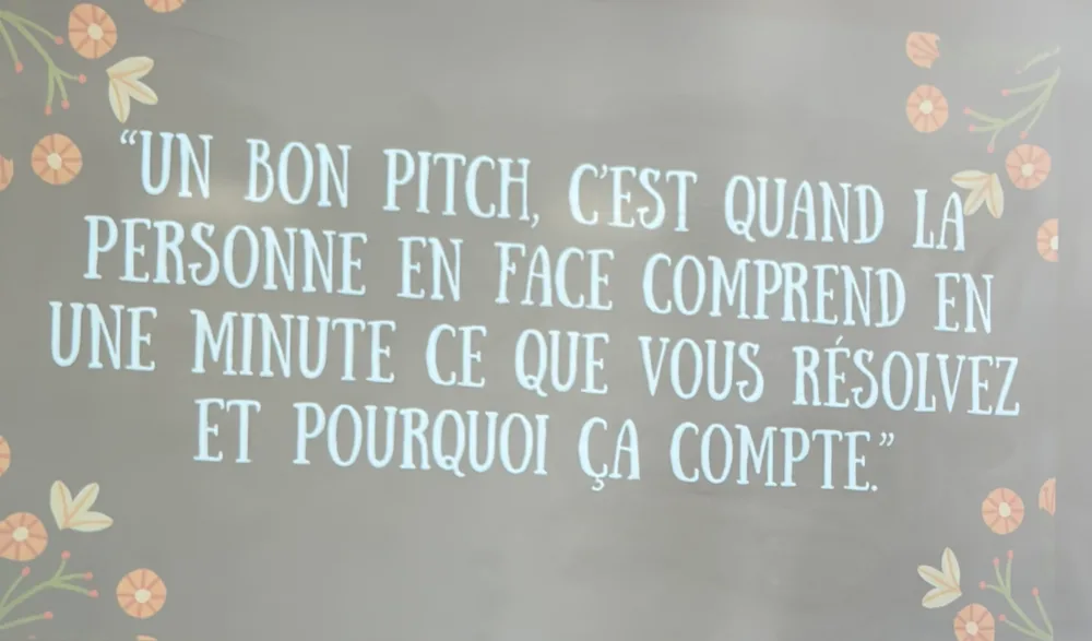 Visuel de ce qu’est un bon Pitch