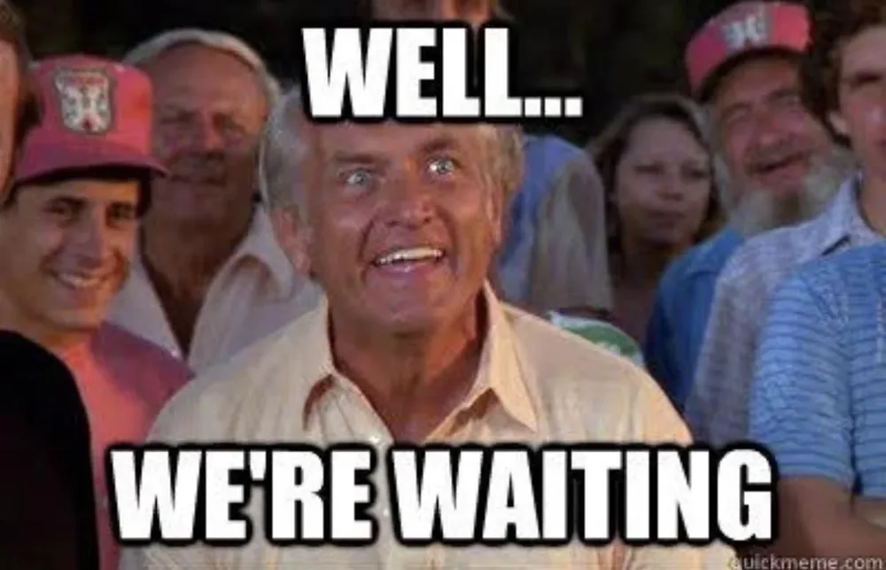 Meme humoristique : "Well... we're waiting" - illustrant que Java attend toujours la stabilisation de StructuredTaskScope tandis que Kotlin a livré depuis 2018